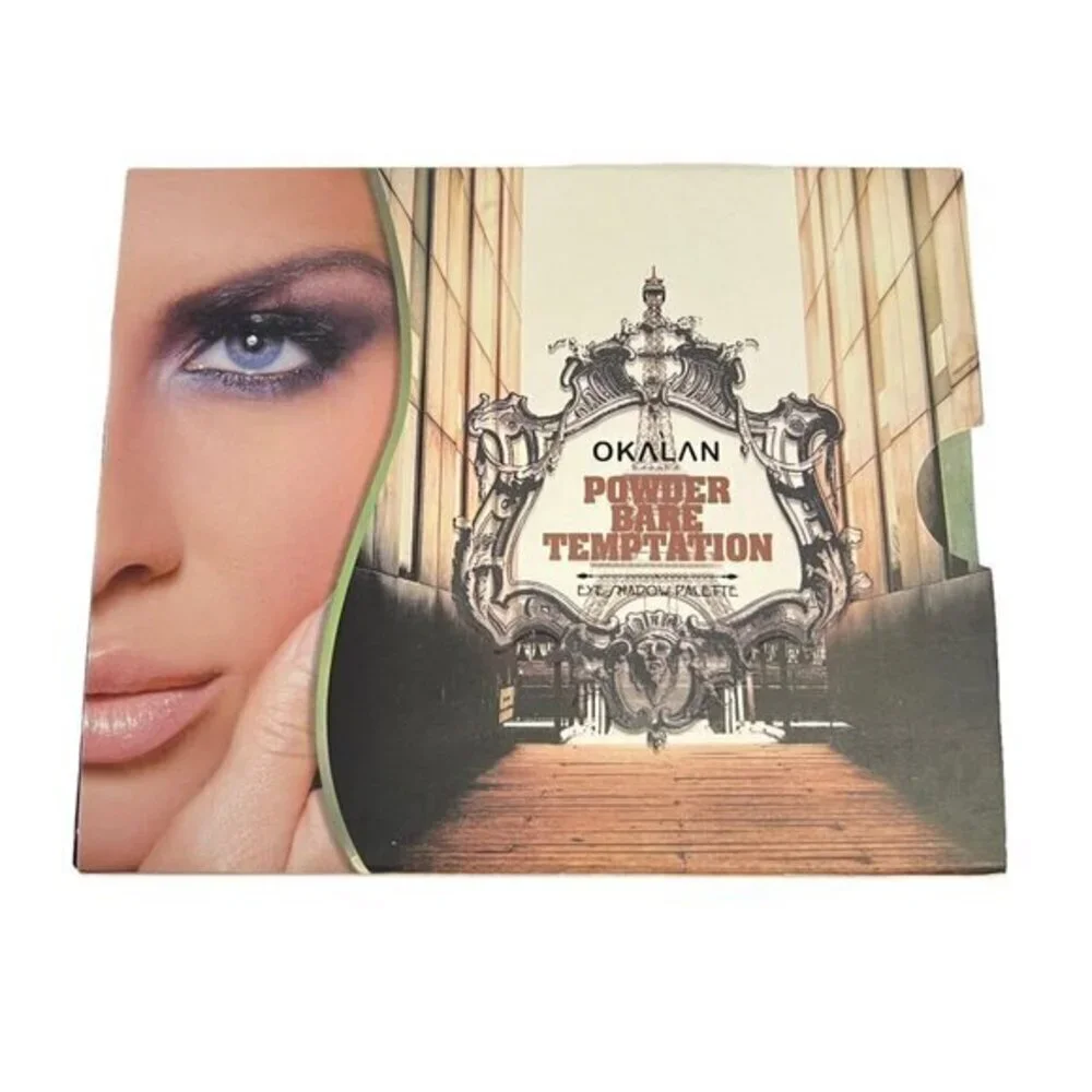 OKALAN POWDER BARE TEMPTATION‎ Eyeshadow Palette 15 Color with mirror B Unused